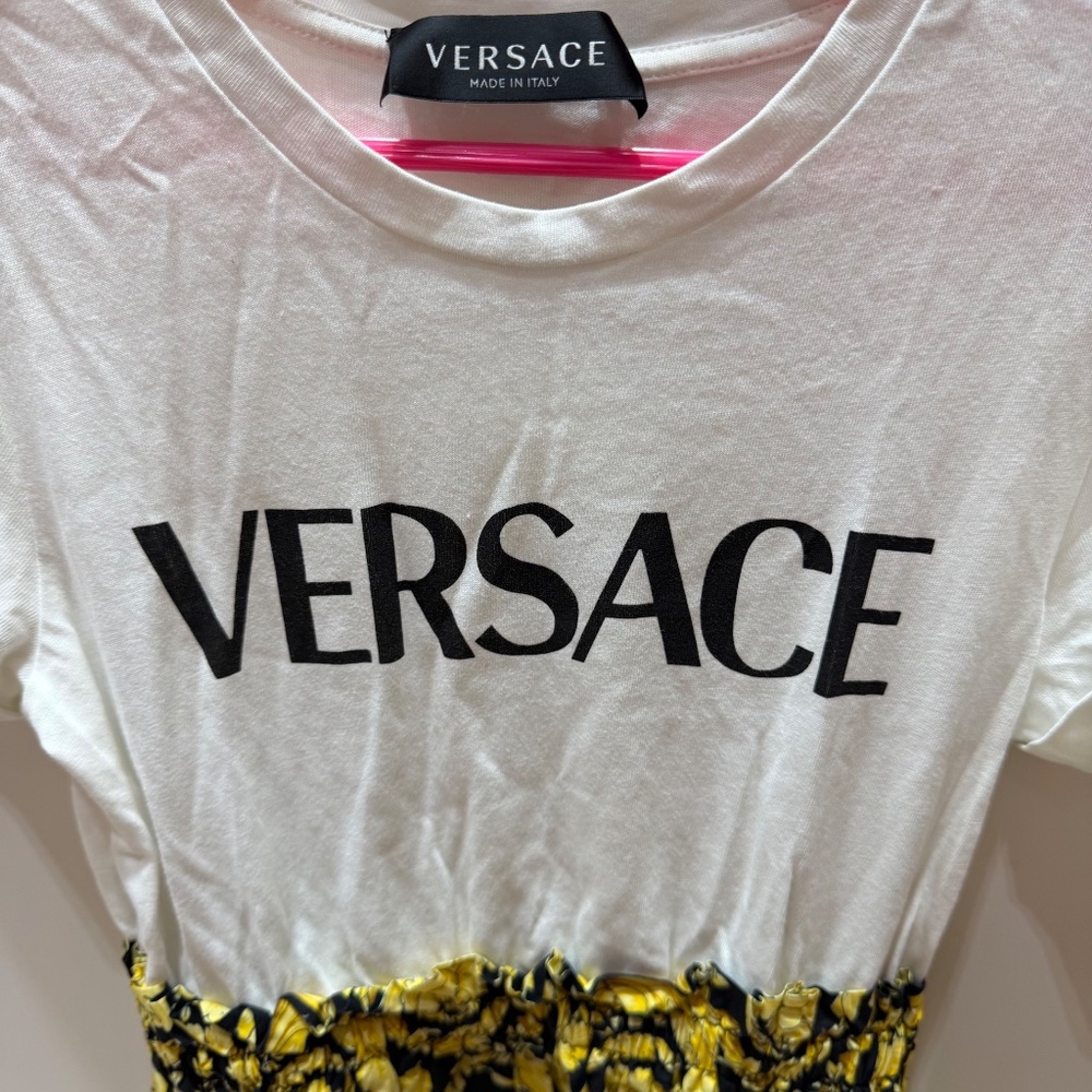 Versace Girls Authentic Logo Dress (Baroque Skirt) - Picture 4 of 5